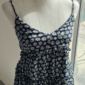 Lined sweet floral dress